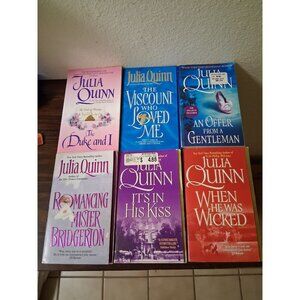 Bridgerton Book Series (6 volumes) Paperback Trade Avon Vintage Netflix
